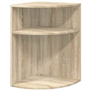 vidaXL End Table 39.5 x 39.5 x 60 cm Engineered Wood Sonoma Oak