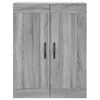 vidaXL Highboard Grey Sonoma 69.5x34x180 cm Engineered Wood