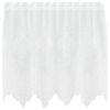 vidaXL Lace Curtain White 120 x 150 cm Polyester