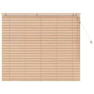 vidaXL Venetian Blind Oak Look 155 x 130 cm 35 mm Solid Paulownia Wood