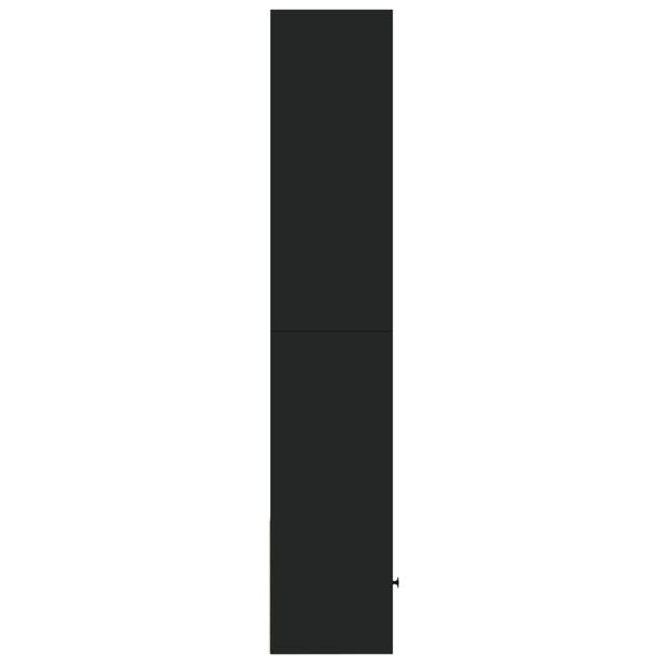 vidaXL Bookcase Black 40x36x189 cm Engineered Wood