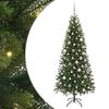 vidaXL Artificial Christmas Tree Green 180 cm PE and PVC