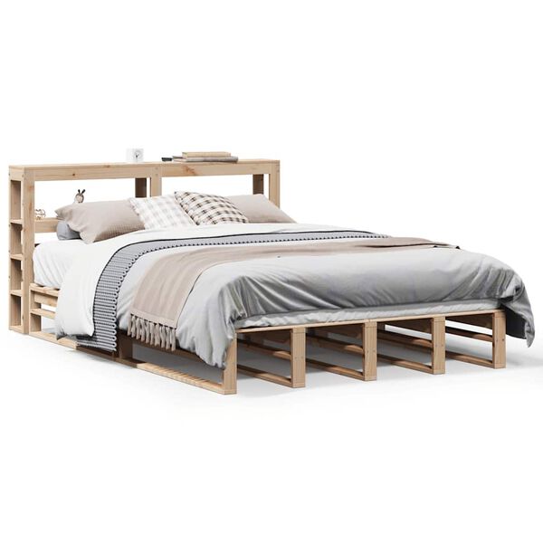 vidaXL Bed Frame without Mattress 120x200 cm Solid Wood Pine