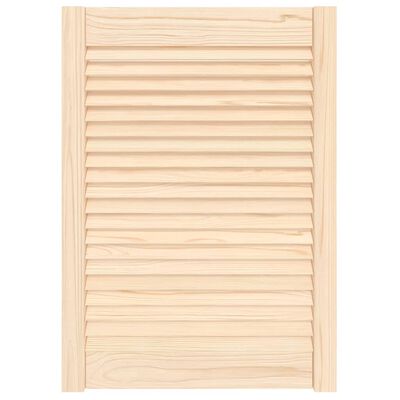 vidaXL Cabinet Door Louvred Design 69x49.4 cm Solid Wood Pine