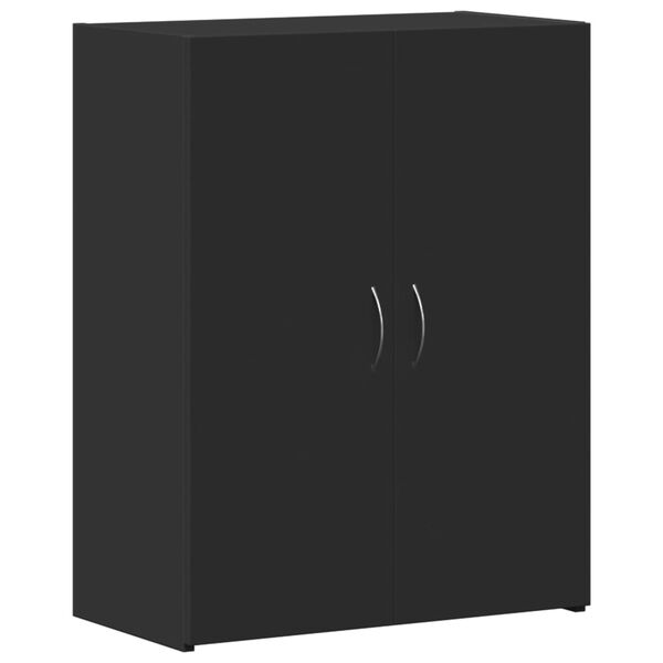 vidaXL File Cabinet Black 60x32x77.5 cm Engineered Wood