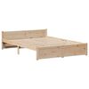 vidaXL Bed Frame without Mattress 135x190 cm Double Solid Wood Pine