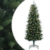vidaXL Artificial Hinged Christmas Tree 120 cm 150 LEDs Warm White