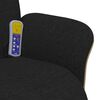vidaXL Massage Recliner Chair Black 79 x 87 x 104.5 cm Fabric
