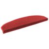 vidaXL Self-adhesive Stair Mats 15 pcs 80 x 24.5 x 3.5 cm Red