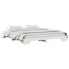 vidaXL Bed Frame White 200 x 200 cm Solid Pine Wood
