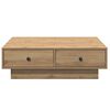 vidaXL Coffee Table Artisan Oak 90 x 90 x 28 cm Engineered Wood