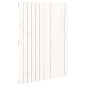 vidaXL Wall Headboard White 82.5x3x110 cm Solid Wood Pine