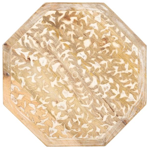 vidaXL Side Table Ø48 cm Solid Mango Wood