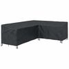 vidaXL Furniture Cover Black 260 x 210 x 80 cm 600D Oxford Fbric
