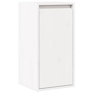 vidaXL Wall Cabinet White 30x30x100 cm Solid Pinewood