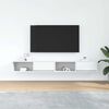 vidaXL TV Cabinets 2 pcs White 100x31x25.5 cm Engineered Wood