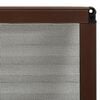 vidaXL Plisse Insect Screen for Windows Aluminium Brown 60x80 cm