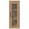 vidaXL Wall Mounted Cabinet Artisan Oak 34.5 x 34 x 90 cm