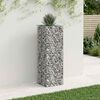 vidaXL Gabion Raised Bed Silver 50 x 50 x 150 cm Galvanised Steel