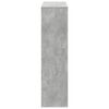 vidaXL Bookcase Concrete Grey 100x33x125.5 cm Engineered Wood