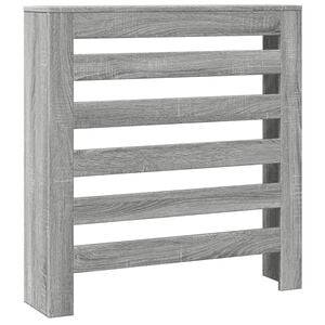 vidaXL Radiator Cover Grey Sonoma 78 x 20 x 82 cm Engineered Wood