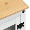 vidaXL HiFi cabinet White 60 x 50 x 82 cm Solid Pine Wood