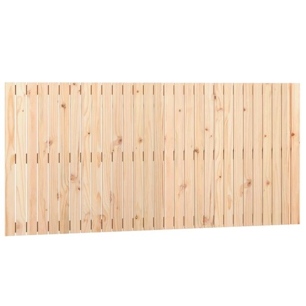 vidaXL Wall Headboard 185x3x90 cm Solid Wood Pine