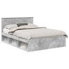 vidaXL Bed Frame with Headboard Concerte 140 x 200 cm Engineered wood