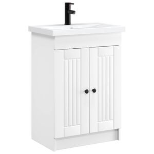 vidaXL Bathroom Furniture Set White 78.5 x 37.5 x 81 cm