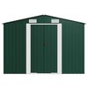 vidaXL Garden Shed Green 257x990x181 cm Galvanised steel