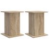 vidaXL Plant Stand 2 pcs Sonoma Oak 30.5 x 30 x 43 cm Engineered Wood