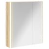 vidaXL Bathroom Mirror Cabinet Sonoma Oak 63.5 x 15.5 x 70 cm