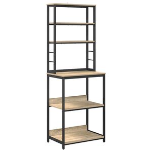 vidaXL Kitchen Shelf Sonoma Oak 60 x 40 x 168 cm Engineered Wood