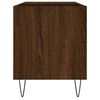 vidaXL Record Cabinet Brown Oak 85x38x48 cm Engineered Wood