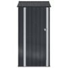 vidaXL Garden Sheds Anthracite 103 x 74 x 200 cm Metal