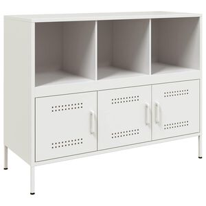 vidaXL Sideboard White 100,5x39x79 cm Steel