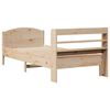 vidaXL Bed Frame without Mattress 100x200 cm Solid Wood Pine
