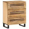 vidaXL Sideboards 3 pcs 60x34x75 cm Solid Wood Rough Mango