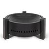 Livoo 2-in-1 Fire Pit with Grill 59.5 cm Black