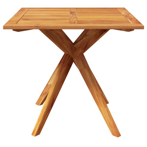 vidaXL Garden Table 85x85x75 cm Solid Wood Acacia
