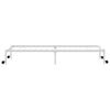 vidaXL Bed Frame without Mattress Foldable White 100x190 cm Steel