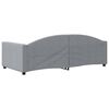 vidaXL Day Bed without Mattress Light Grey 90x190 cm Single Fabric