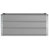 vidaXL Planter Light Grey 100 x 50 x 45 cm Galvanised Steel