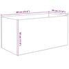 vidaXL Aquarium with Storage Transparent 60 x 30 x 30 cm Glass