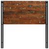 vidaXL Headboard 100 cm Solid Wood Reclaimed and Iron