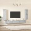 vidaXL 7 Piece TV Cabinet Set Concrete Grey Engineered Wood