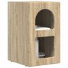 vidaXL Bedside Table Sonoma Oak 29.5 x 33.5 x 50 cm Engineered Wood