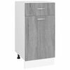 vidaXL Drawer Bottom Cabinet "Lyon" Grey Sonoma 40x46x81,5 cm Engineered Wood