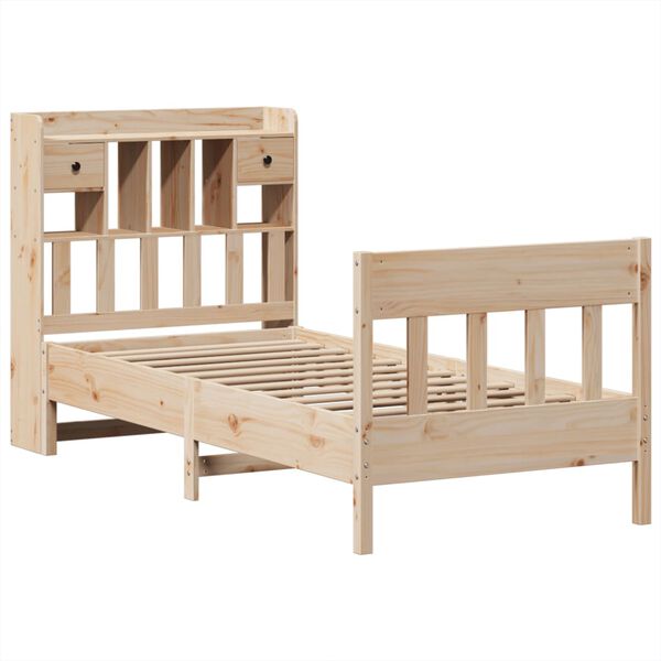 vidaXL Bed Frame without Mattress 90x200 cm Solid Wood Pine