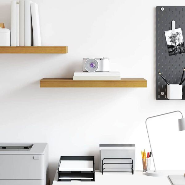 vidaXL Wall Shelf Wall-mounted Beige 60 x 23 x 4 cm Engineered Wood